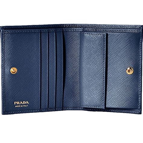 prada saffiano baltico|Baltic Blue Saffiano Leather Wallet .